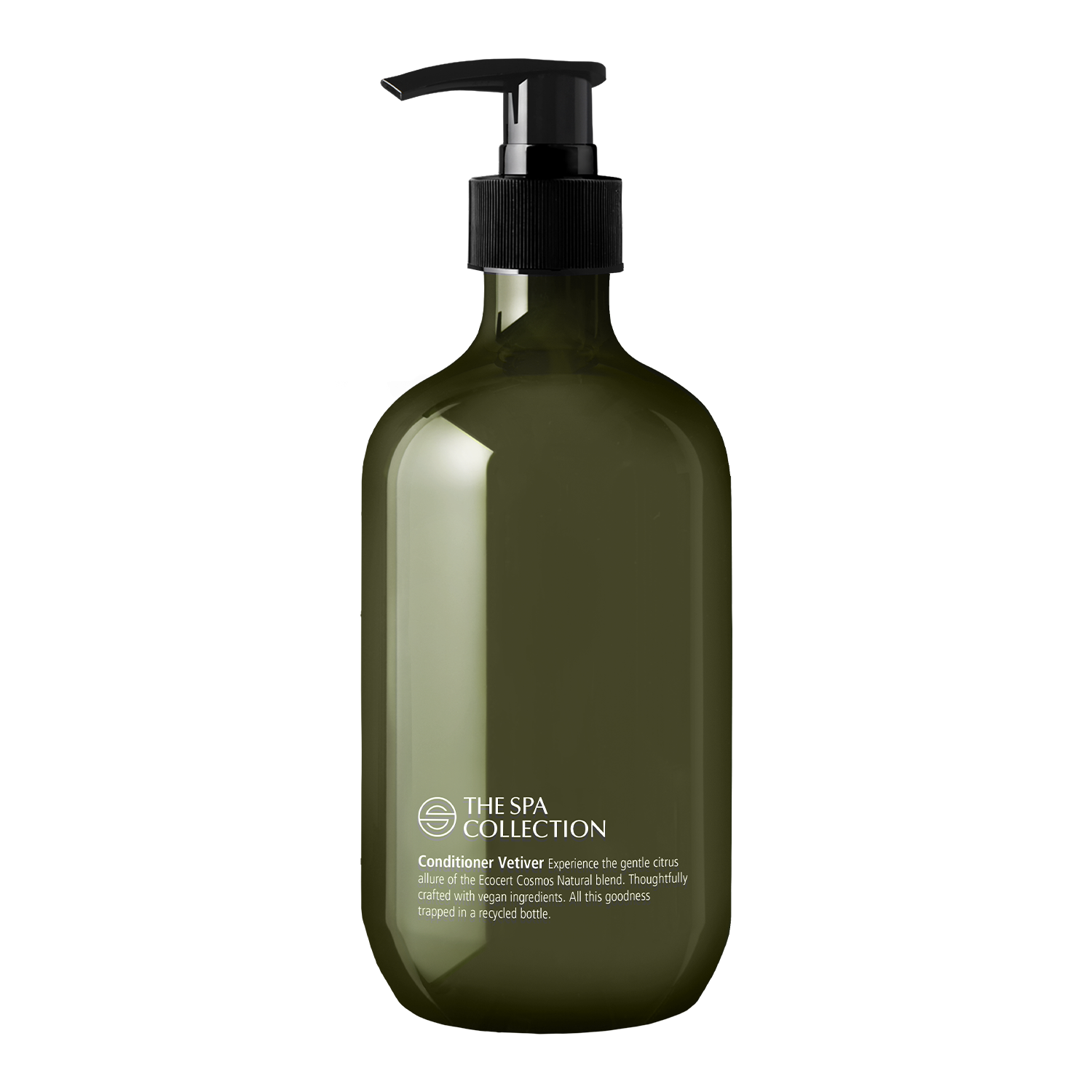 Conditioner - 475ml recycled bottle - The Spa Collection Vetiver Ecocert Cosmos Natural
