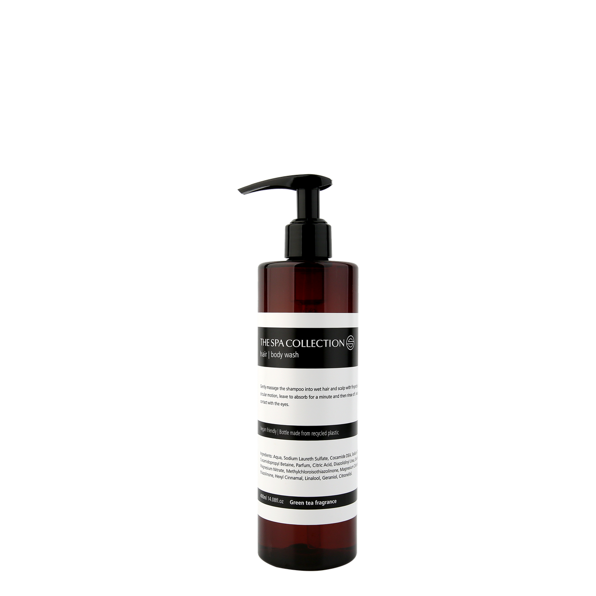 Hair & body wash - 400 ml bottle - Green Tea