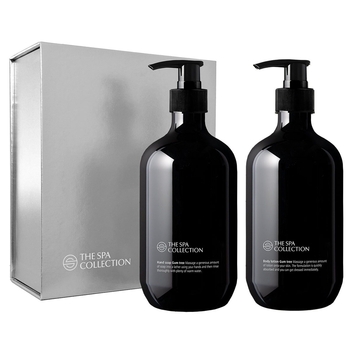 Silver hand care giftbox - Soap & lotion - 2 x 475 ml bottles - Gum Tree