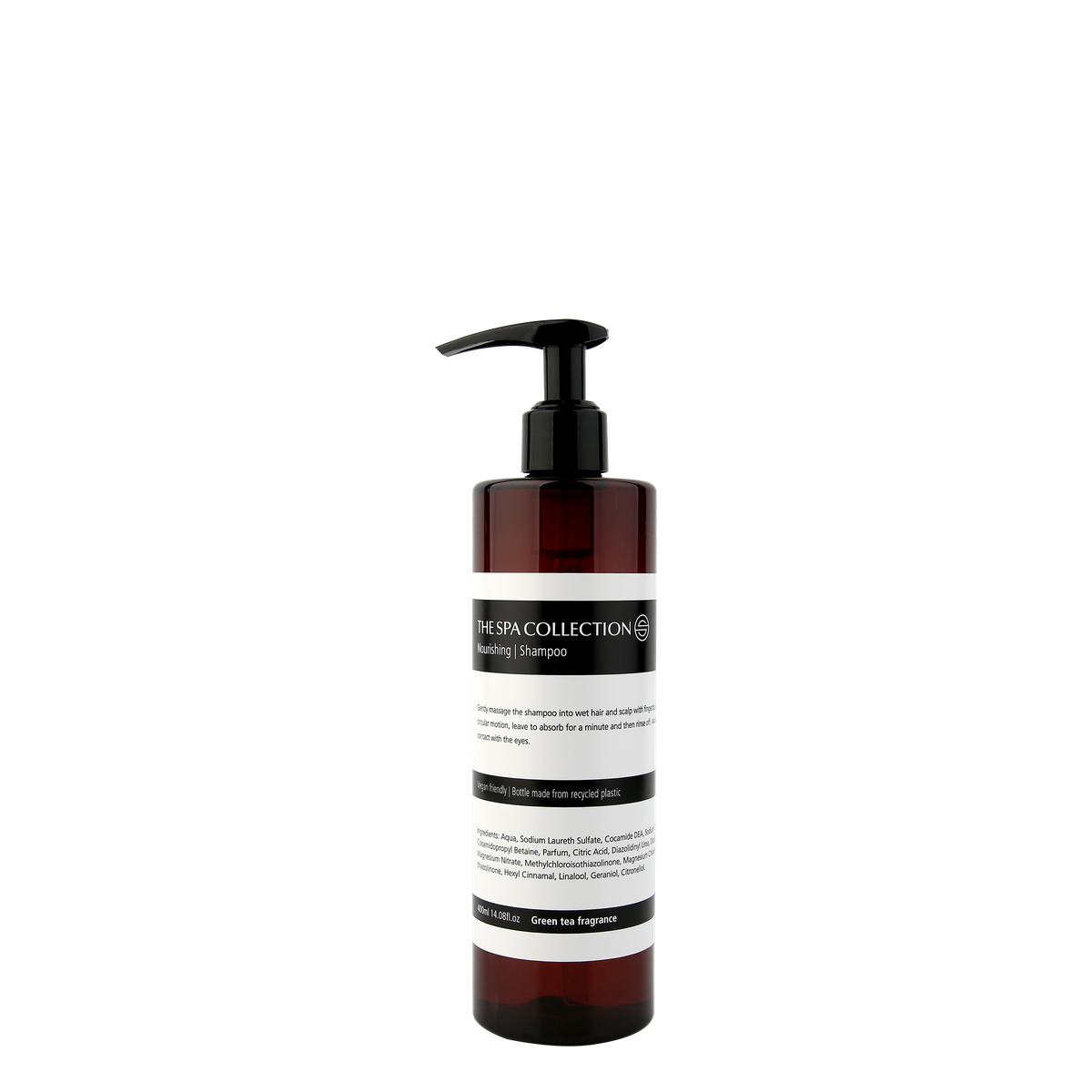 Shampoo - 400 ml bottle - Green Tea