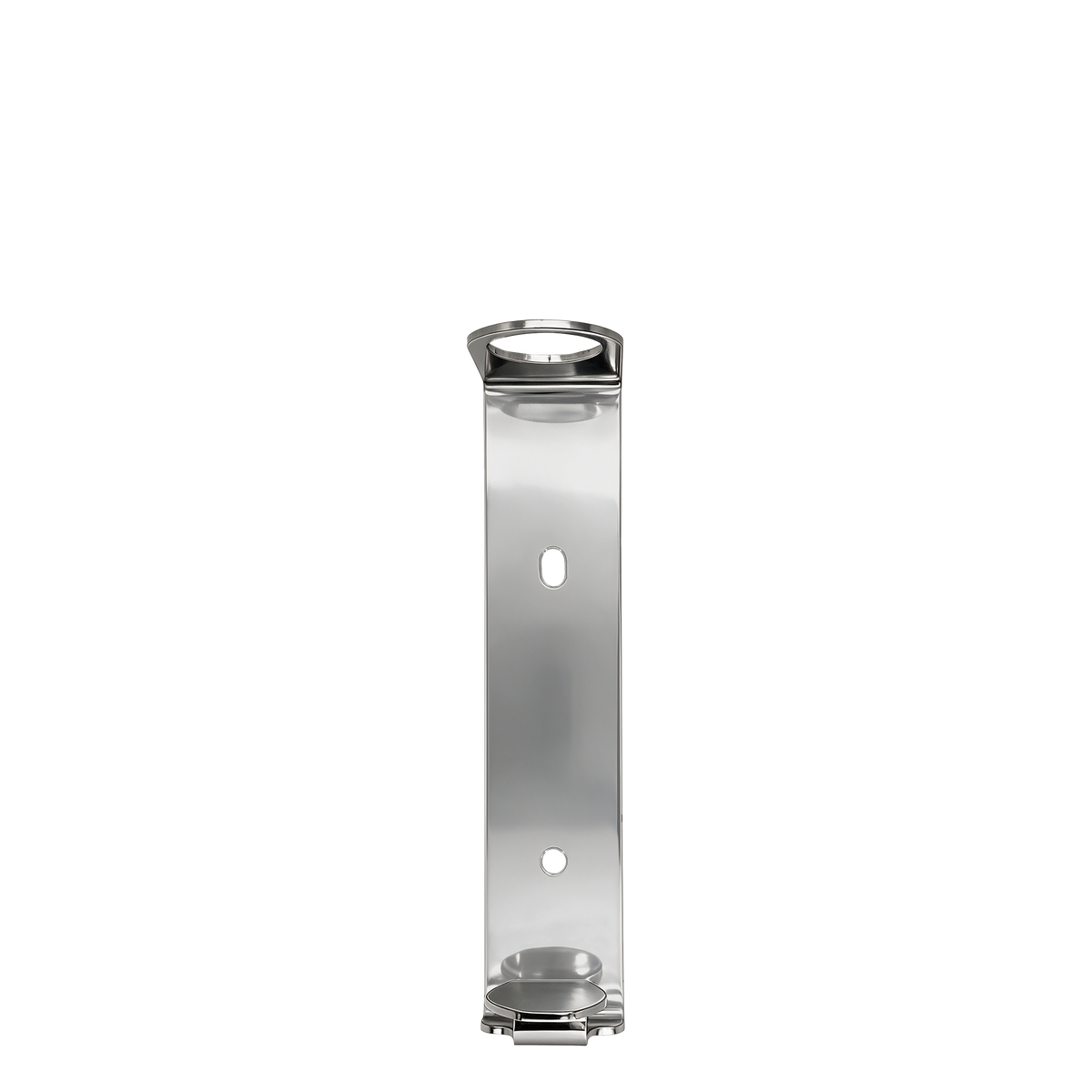 Luxury silver metal holder for 1 bottle