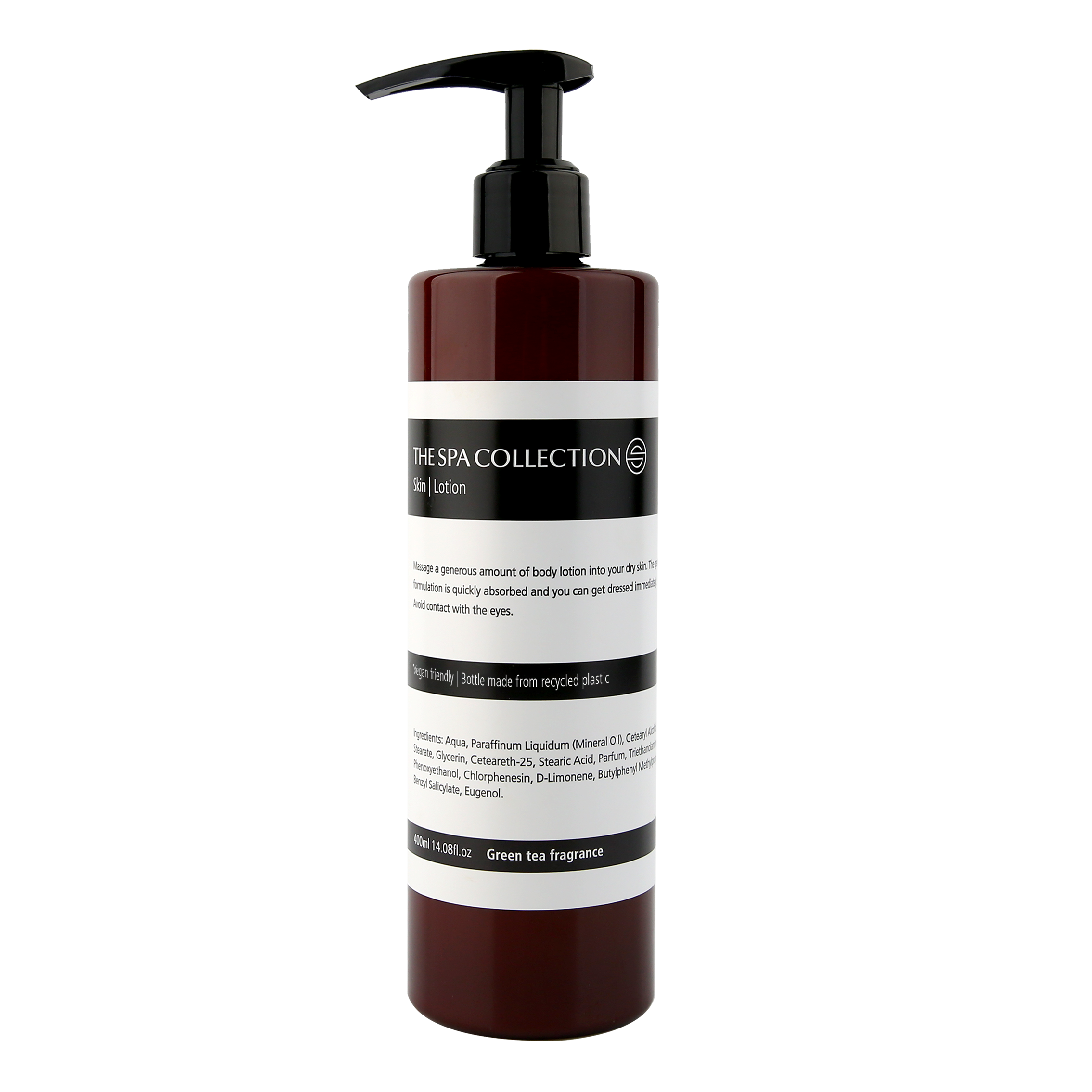 Skin lotion - 400ml recycled bottle - The Spa Collection Green Tea